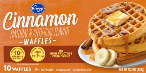 Kroger Cinnamon Waffles