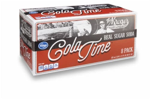 Kroger Cola Time Real Sugar Soda