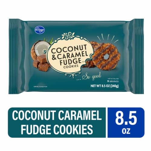 Kroger Coconut & Caramel Fudge Cookies