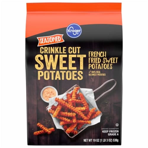 Kroger Sweet Potato Crinkle Cut French Fries