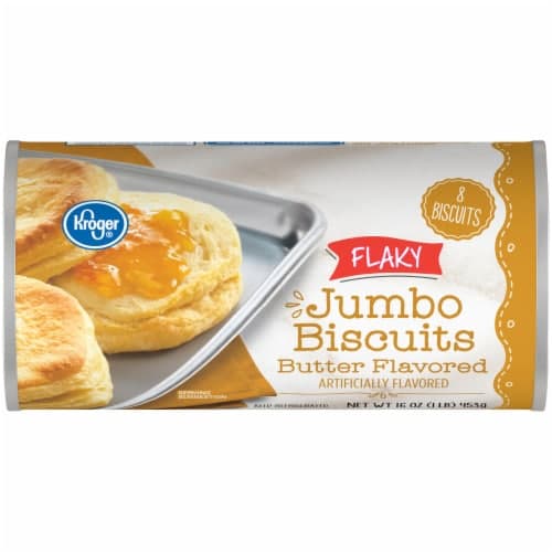 Kroger Flaky Butter Flavored Jumbo Biscuits