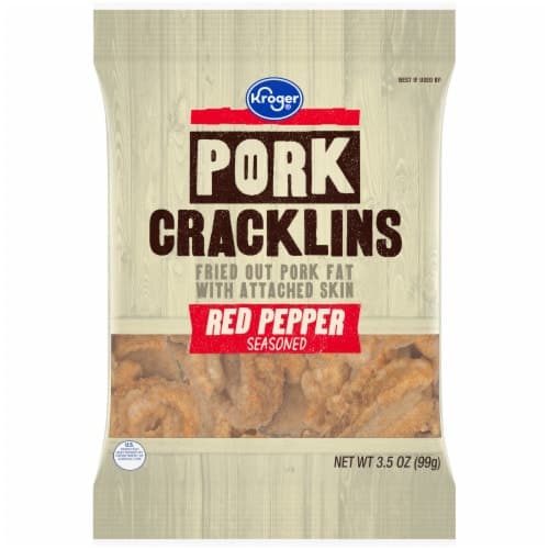 Kroger Red Pepper Seasoned Pork Cracklins