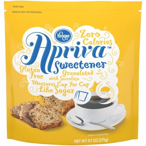 Kroger Apriva Granulated Zero Calorie Gluten Free Sweetener With Sucralose