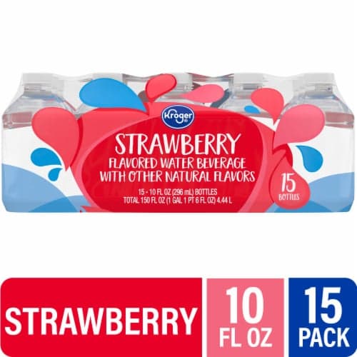 Kroger Strawberry Flavored Mini Bottled Water