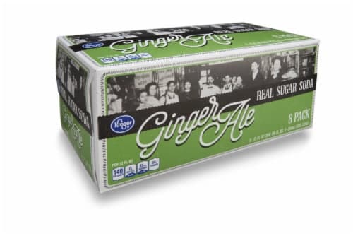 Kroger Real Sugar Ginger Ale Soda