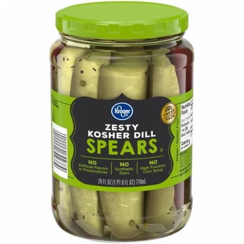Kroger Zesty Kosher Dill Pickle Spears