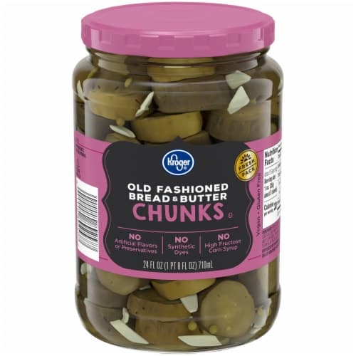 Kroger Old Fashioned Bread & Butter Pickle Chunks
