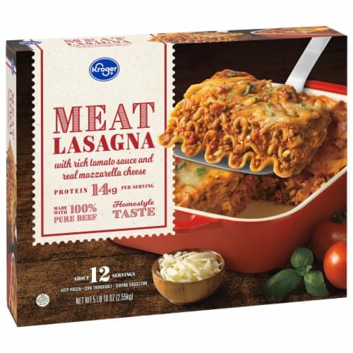 Kroger Meat Lasagna Party Size  Meal