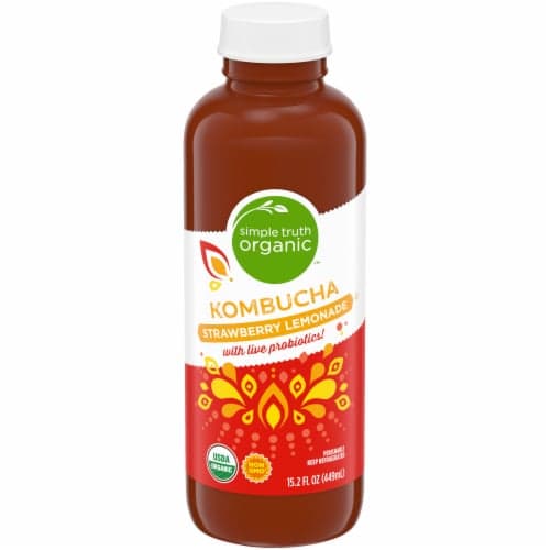 Simple Truth Organic Strawberry Lemonade Kombucha