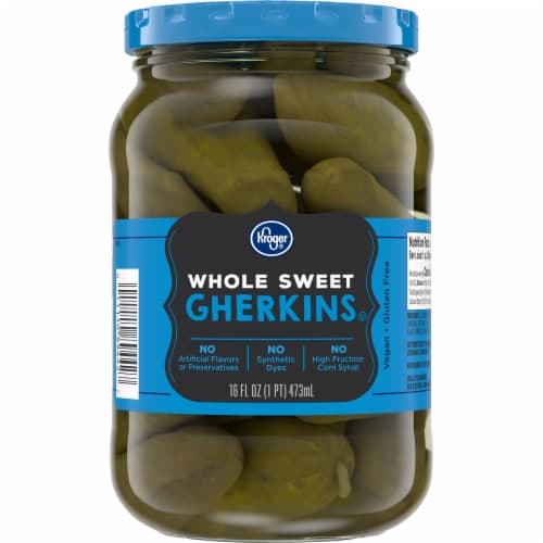 Kroger Whole Sweet Gherkins Pickles