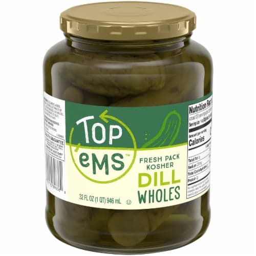 Top 'Ems Fresh Pack Whole Kosher Dill Pickles