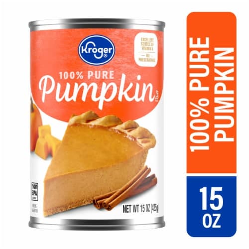 Kroger 100% Pure Pumpkin