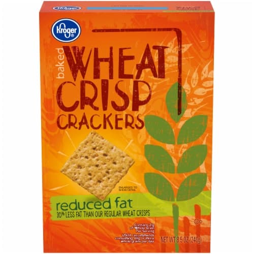 Kroger Reduced Fat Baked Wheat Crisp Crackers