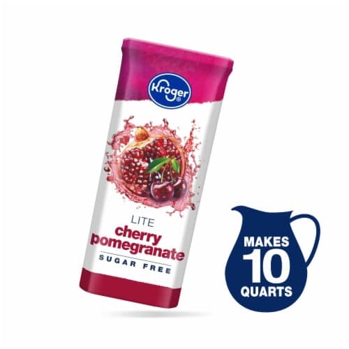 Kroger Lite Cherry Pomegranate Sugar Free Drink Mix