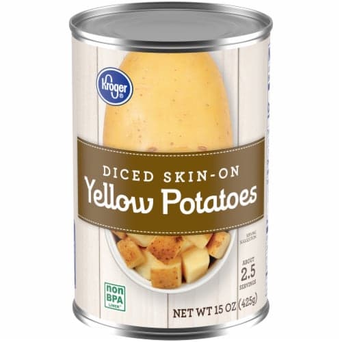 Kroger Diced Skin-On Yellow Potatoes