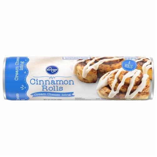 Kroger Ready-To-Bake Cinnamon Rolls With Cream Cheese Icing