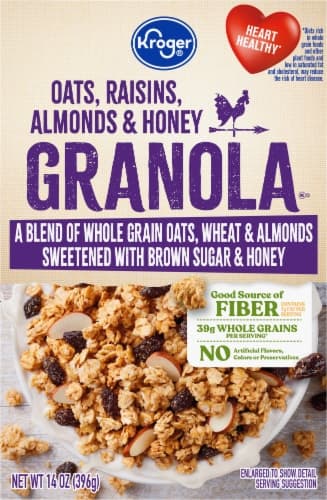 Kroger Oats Raisin & Honey Granola