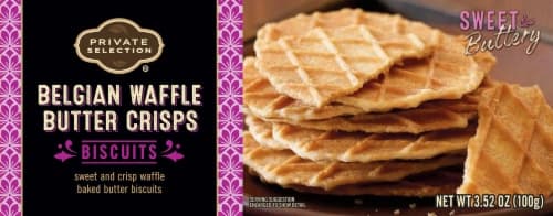 Private Selection Belgian Waffle Butter Crisps Biscuits