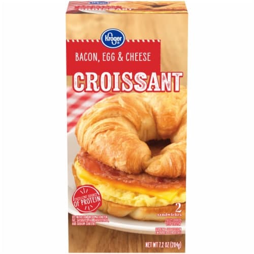 Kroger Bacon Egg & Cheese Croissant Sandwiches