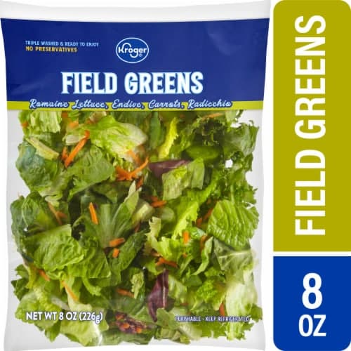 Kroger Field Greens Salad Mix Bag