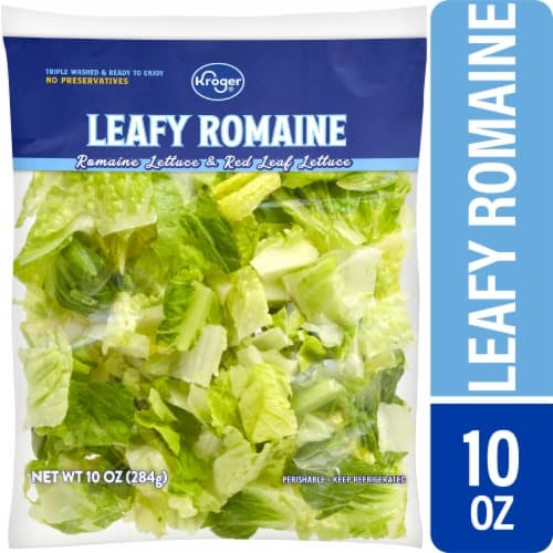 Kroger Leafy Romaine Salad Bag