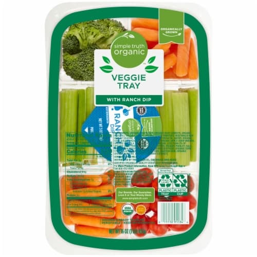 Simple Truth Organic Vegetable Tray With Dip
