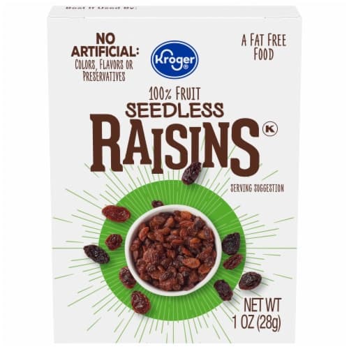 Kroger Raisin Carton