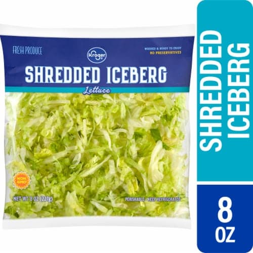 Kroger Shredded Iceberg Lettuce Bag