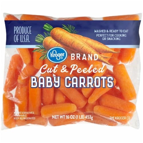 Kroger Peeled Baby Carrots Bag