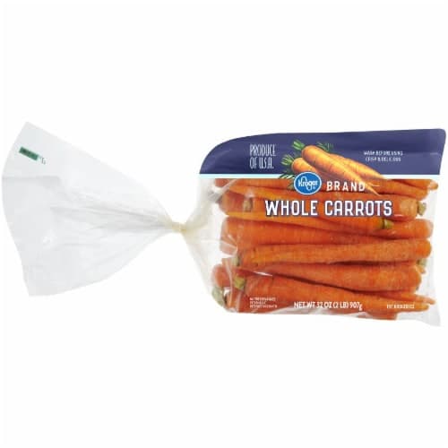 Kroger Whole Carrots Bag