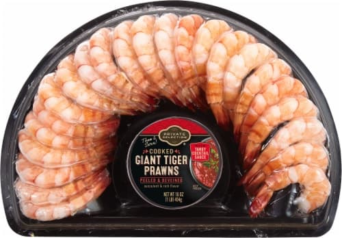 Private Selection Giant Peeled & Deveined Cooked Tiger Shrimp W/ Cocktail Sauce