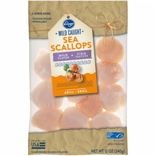 Kroger Wild Caught  Sea Scallops