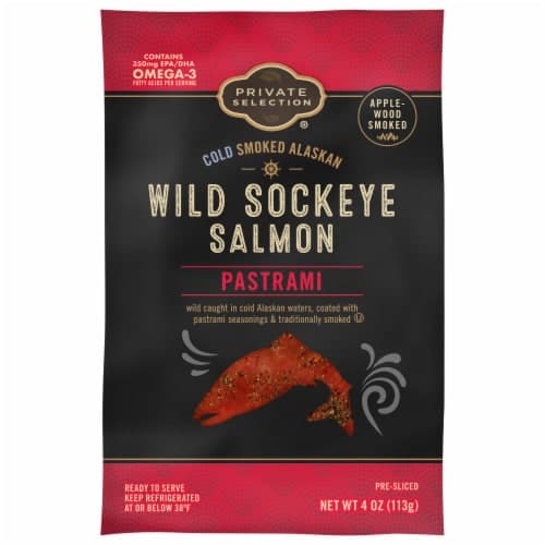 Private Selection Pastrami Cold Smoked Alaskan Wild Sockeye Salmon
