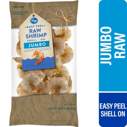 Kroger Jumbo Raw Shrimp Shell-On