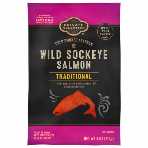 Private Selection Traditional Cold Smoked Alaskan Wild Sockeye Salmon