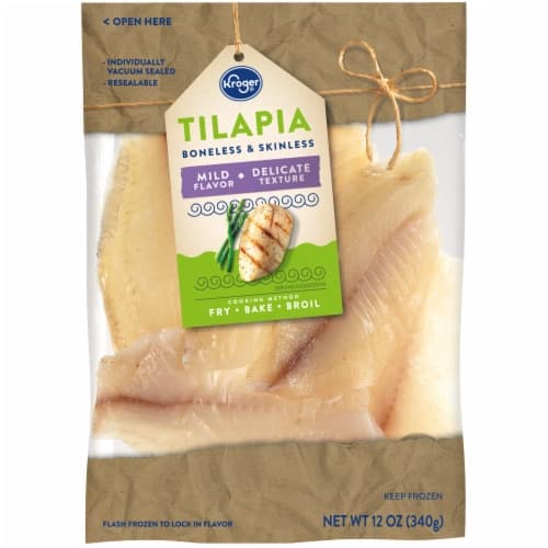 Kroger Boneless & Skinless  Tilapia Fillets