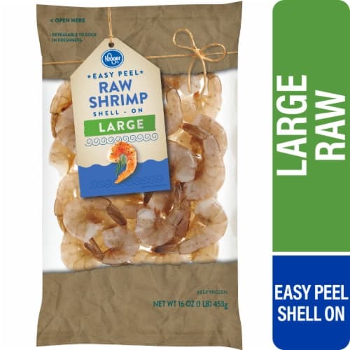 Kroger Large Raw Shrimp Shell-On