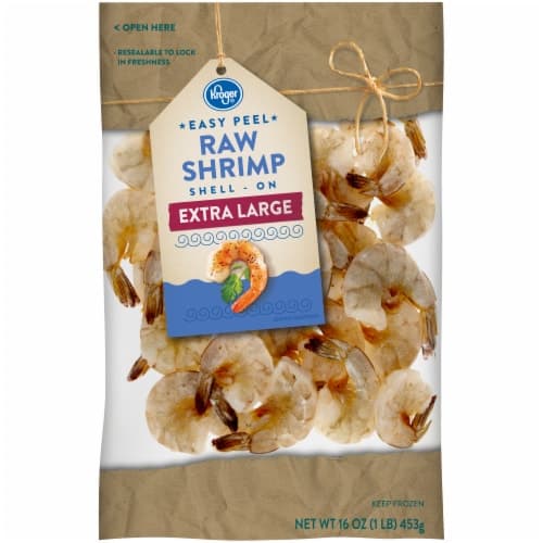 Kroger Shell-On Easy Peel Extra Large Raw  Shrimp
