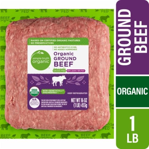 Simple Truth Organic 85% Lean Grass Fed Ground Beef