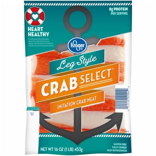 Kroger Crab Select Leg Style Imitation Crab Meat