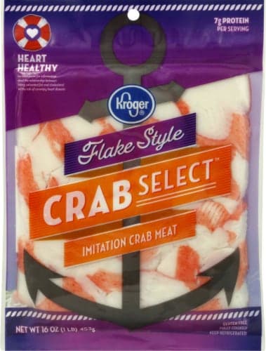Kroger Crab Select Flake Style Imitation Crab Meat