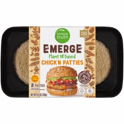Simple Truth Emerge Plant-Based Chick'N Patties