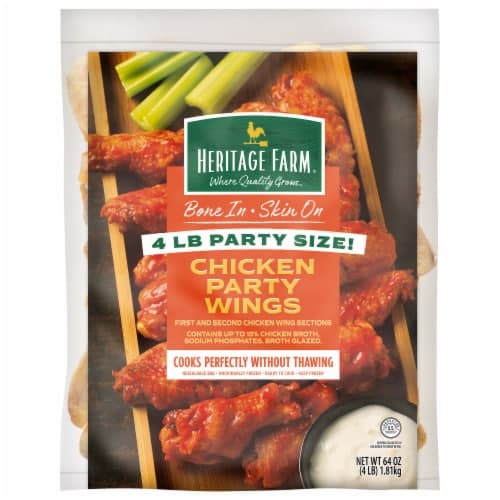 Heritage Farm Bone In Skin On Chicken Party Wings