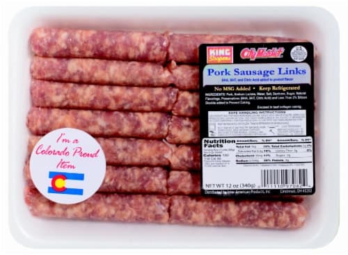 King Soopers City Market Pork Sausage Links