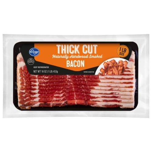 Kroger Thick Cut Naturally Hardwood Smoked Bacon