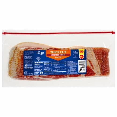 Kroger Hardwood Smoked Thick Cut Sugar Cured Bacon
