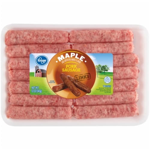 Kroger Maple Flavored Pork Sausage Links