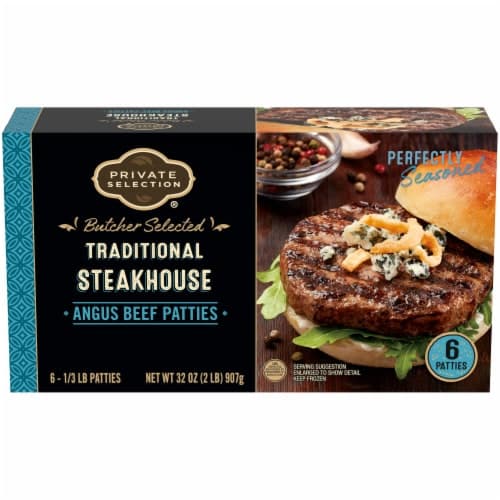 Private Selection Traditional Steakhouse Angus Beef Patties