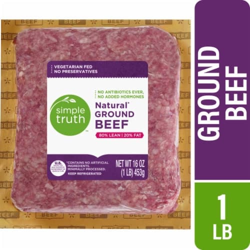 Simple Truth 80% Lean Natural Ground Beef