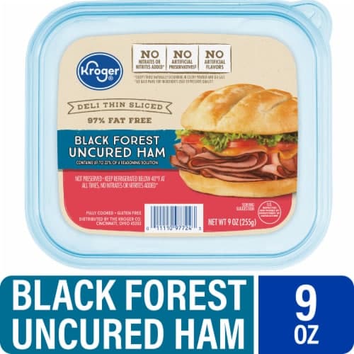 Kroger Black Forest Ham Uncured Deli Thin Sliced